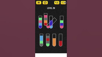 Water Sort Puzzle Level 39 | Mad Gamer #shorts