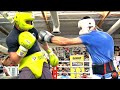 UNRELEASED CANELO ALVAREZ SPARRING FOOTAGE - SHOWS DEFENSIVE FUNDAMENTALS - SLIPPING PUNCHES