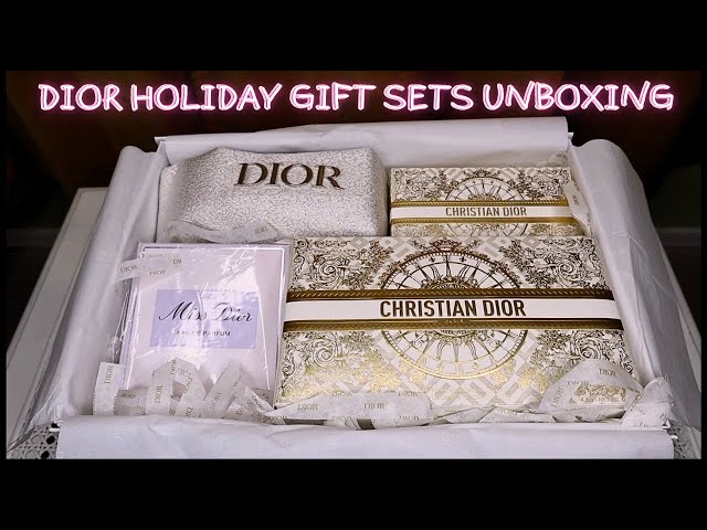 【新品未使用】 Dior Xmas Gift set DIOR HOLIDAY EXCLUSIVES GIFT SETS UNBOXING 2024 + FREE