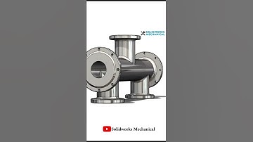 Pipe Flange Fittings |Industrial design ||SolidWorks||Mechanical| #shorts #cad