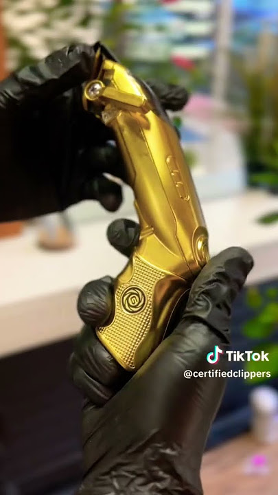 The New GAMMA   Collector's Edition GoldenGun is now AVAILABLE link in BIO.  #barbershop #trending