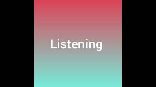 listening 4th 2nd partial