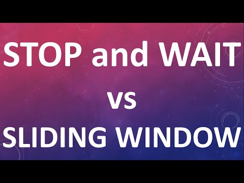 Stop and Wait vs Sliding Window || Aney Academy