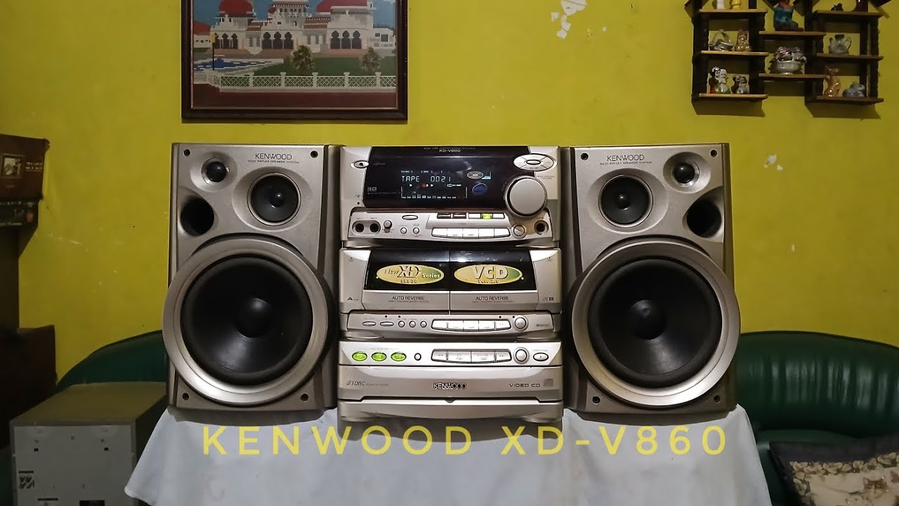 Hifi KENWOOD XD-V860 - YouTube