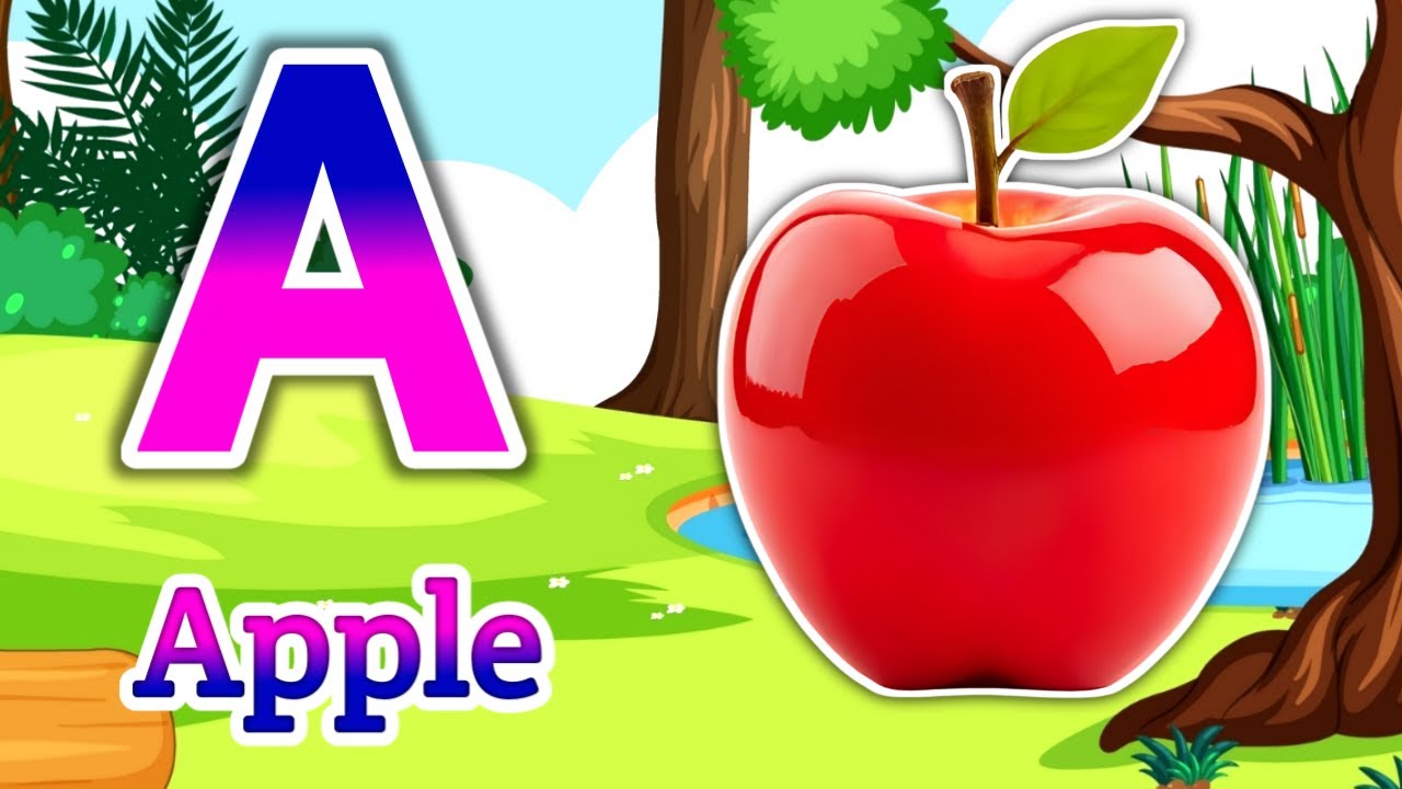ABC 0002(02).  A for Apple🍎 | A for Ant  🐜 | ए फॉर एप्पल | Phonics sounds of alphabets