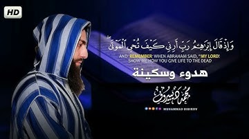 تلاوة خاشعة 😢 ||بصوت القارئ محمد ديبيروف واذ قال إبراهيم ربي أرني كيف تحي الموتى..||