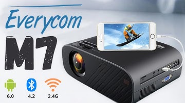 Everycom M7 Mini LED Projector | M7 Basic, M7A Screen Mirroring, M7W Android
