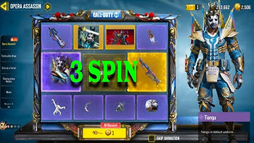 3 Spins on New Opera Assassin Draw | Legendary AS VAL Beijing Operatic & Tiangu in COD Mobile