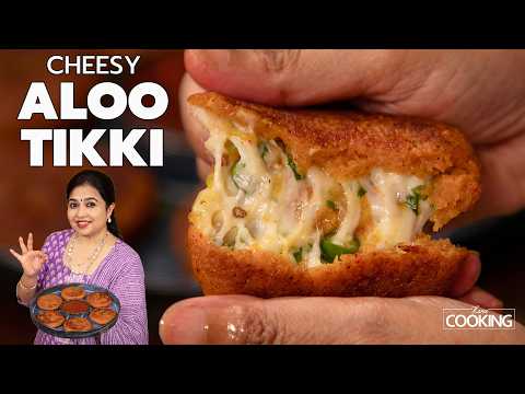 Cheesy Aloo Tikki | Easy Evening Snack Recipe | Potato Cheese Cutlet