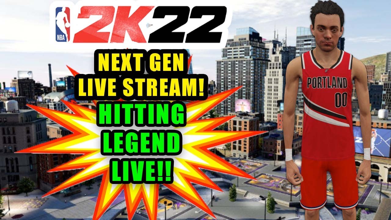 HITTING LEGEND LIVE! NBA 2K22 NEXT GEN LIVE STREAM! 72 Glitchy Glass Cleaner Best Center Build!