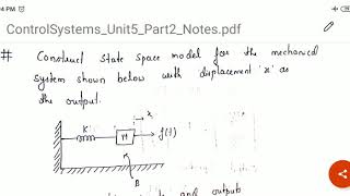 Control Systems 18EC43 Unit 5-State Space analysis -Part 2