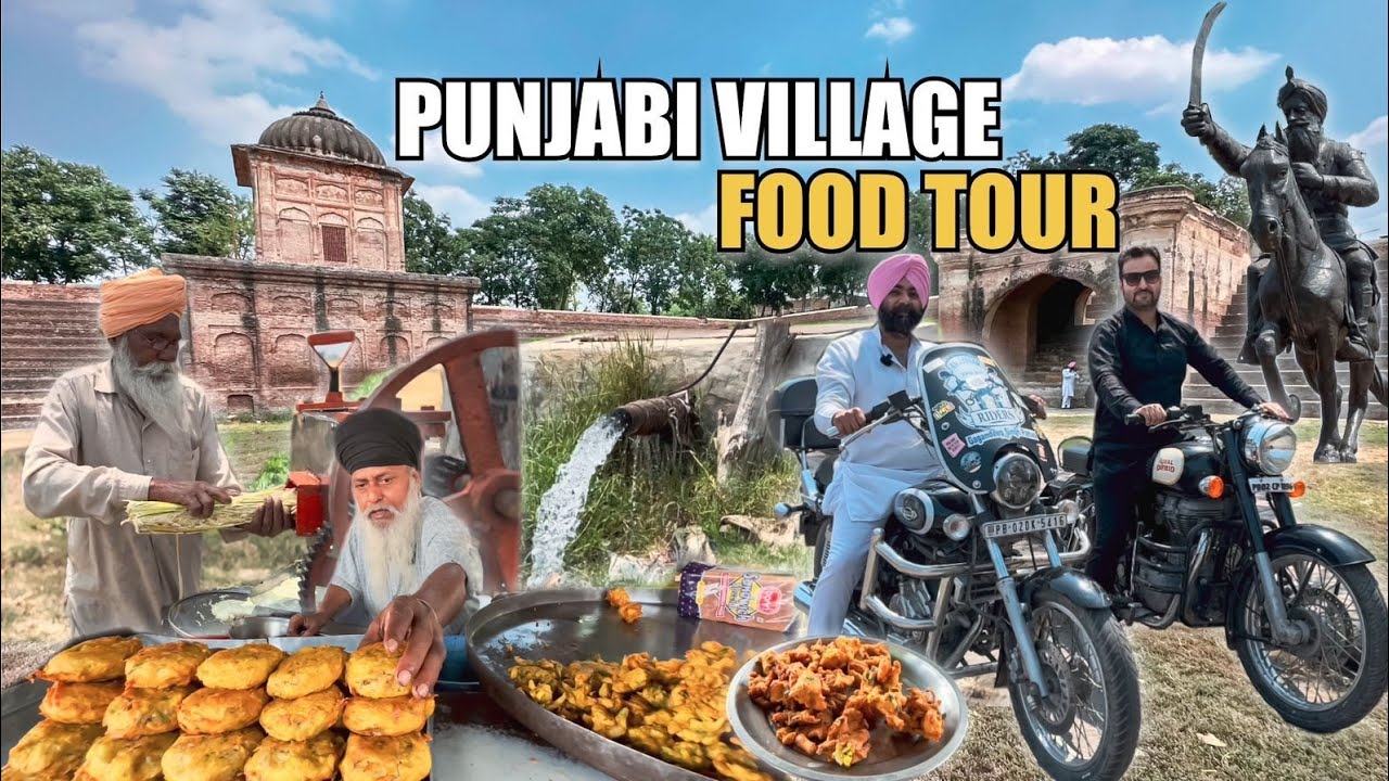 Punjab Village Food Tour  Punjab Village Life  Punjab Village Adventure and Punjabi Village Life