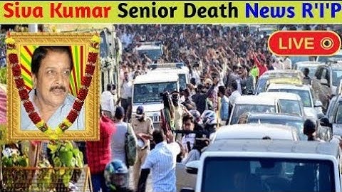 Tamil Actor Sivakumar Death News Hospital live CCTV Video Actor Sivakumar Passed Away R