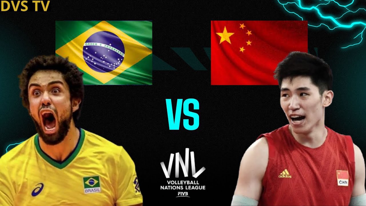BRASIL X CHINA - AO VIVO - VNL MASCULINA DE VÔLEI ONDE ASSISTIR COM ...