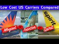 Budget Airlines Comparison - Allegiant vs. Frontier vs. Spirit