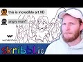 Professional ARTIST plays Skribbl.io - CHEATING? Part 12 ft. DemoCreator