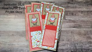 September Sheetload of Cards Project Share