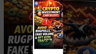 🚨 Crypto Investment Checklist Avoid Rugpulls, Fake Volume, and NFT Hype Traps 01
