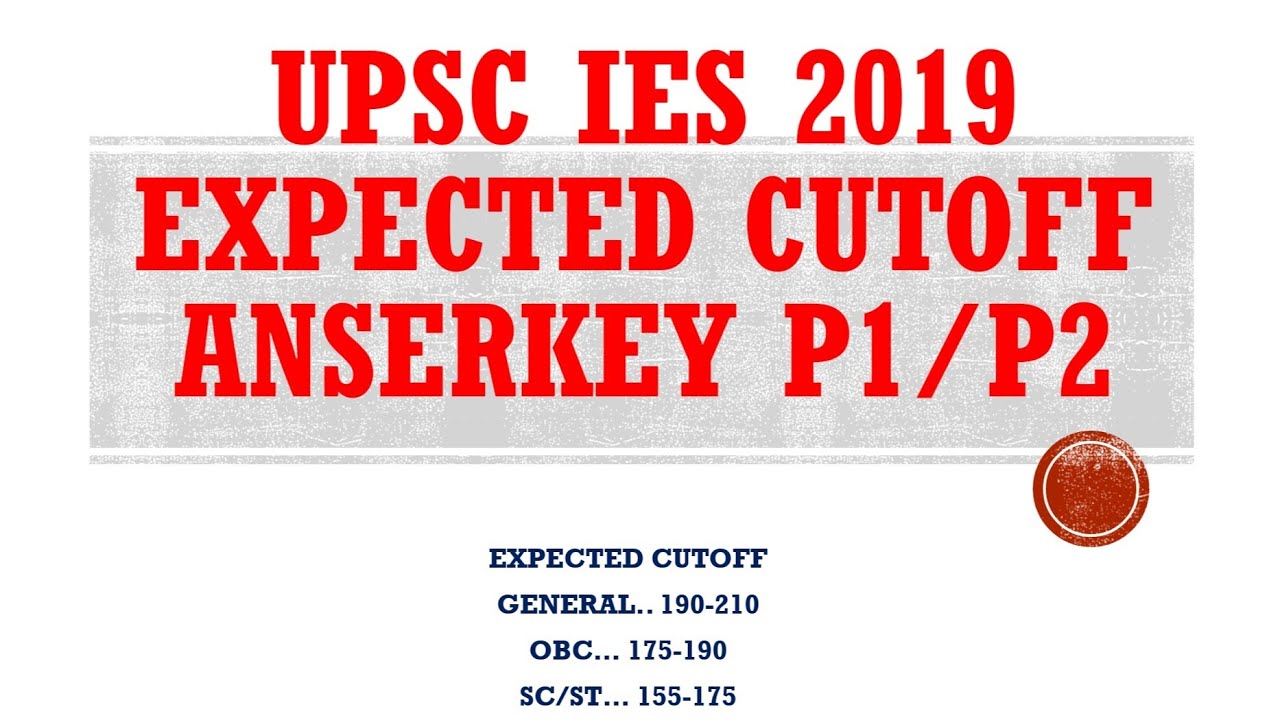 UPSC ESE EXPECTED CUTOFF AND PAPER 1 ANSWER KEY SET 1 MADEEASY