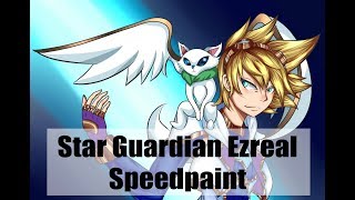 Ezreal star guardian (League fanart)
