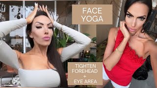 Reduce Forehead Wrinkles + 11 Eyebrow Lines Face Yoga | Lift, Tighten, Firm, Tone Facial Exercises ✨