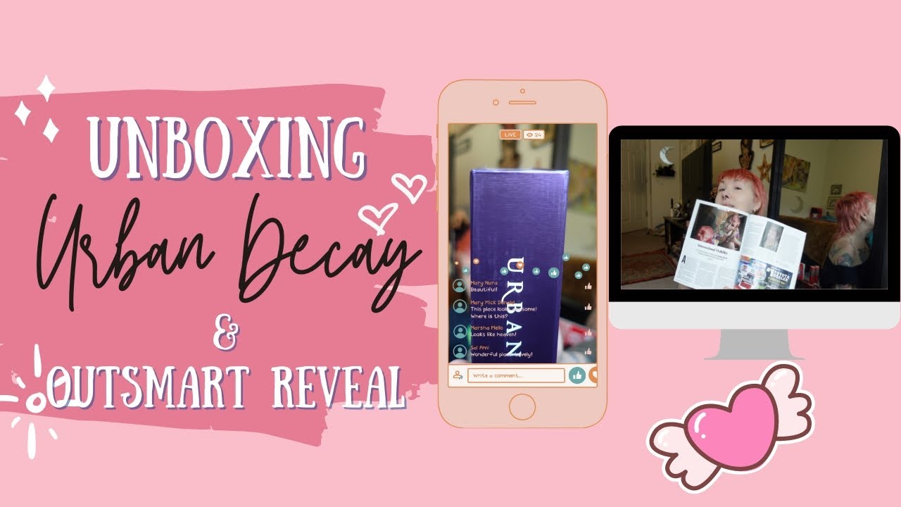 Urban Decay PR Unboxing and my OutSmart Magazine Reveal