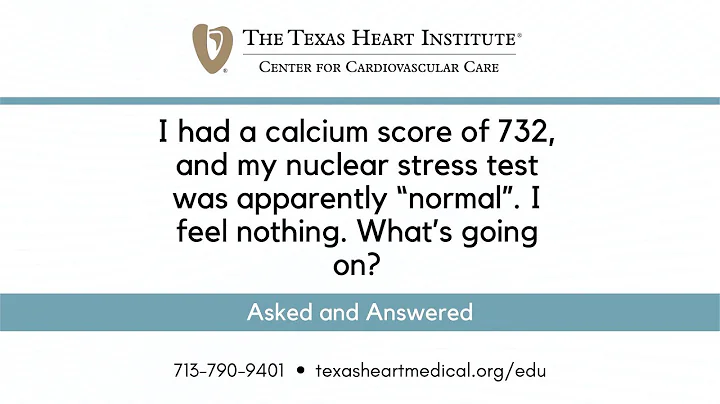 I had a calcium score of 732, and my nuclear stress test was apparently “normal”. I feel nothing...