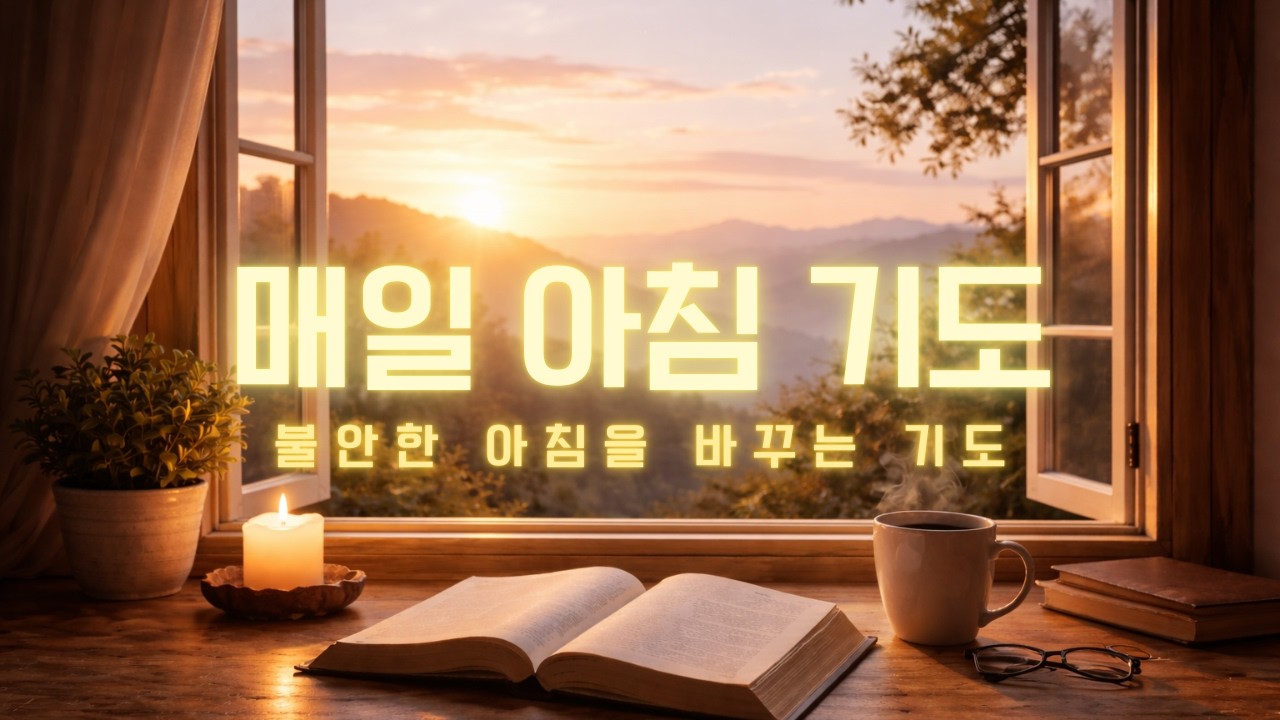 아침축복기도｜불안한 아침을 바꾸는 기도｜오늘 하루를 하나님께 맡기는 아침기도｜평안과 보호를 구하는 기도