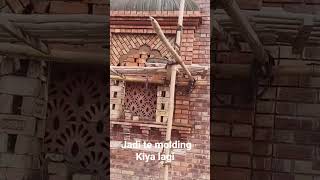 ki Main lag Gaya jalidar design #construction #brickwork #house #lifeisbutadream #brickarchitecture