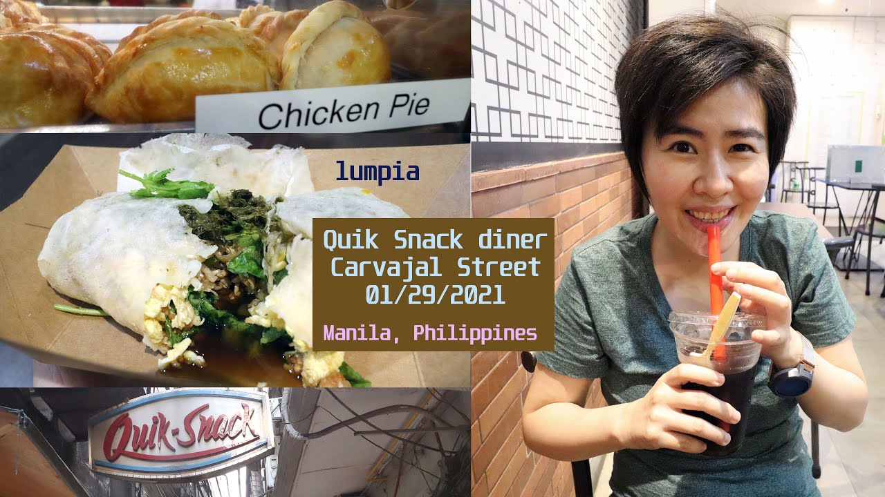 Quik Snack - decades old diner in an alley on Carvajal St., Binondo ...