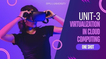 Unit 3: Virtualization – Full Lesson in One Shot | Cloud Computing | SPPU 2025