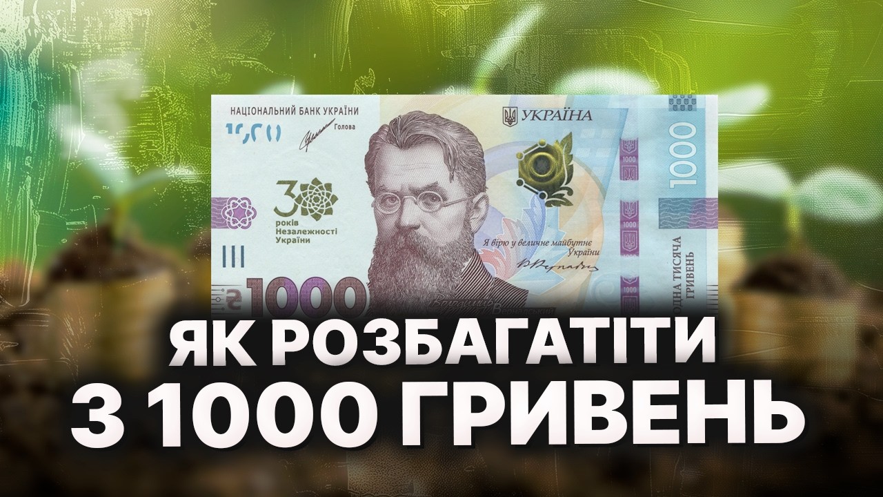 Як РОЗБАГАТІТИ з однієї тисячі? Можливості та поради експертів