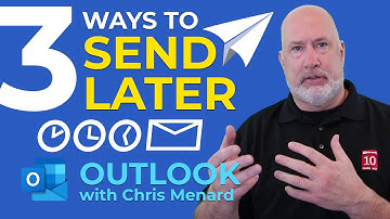 Outlook - Three Methods to Send Later - Delay Delivery, Schedule Send, Viva Insights
