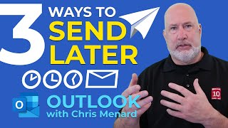 Outlook  Three Methods to Send Later  Delay Delivery, Schedule Send, Viva Insights