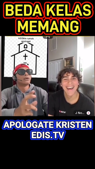 BULE PUN TERTARIK DENGAN KECERDASAN BANG EDIS.TV. MEMANG BEDA KELAS. #apologatekristen #diskusiagama
