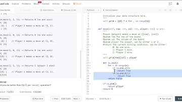 LeetCode 348. Design Tic-Tac-Toe
