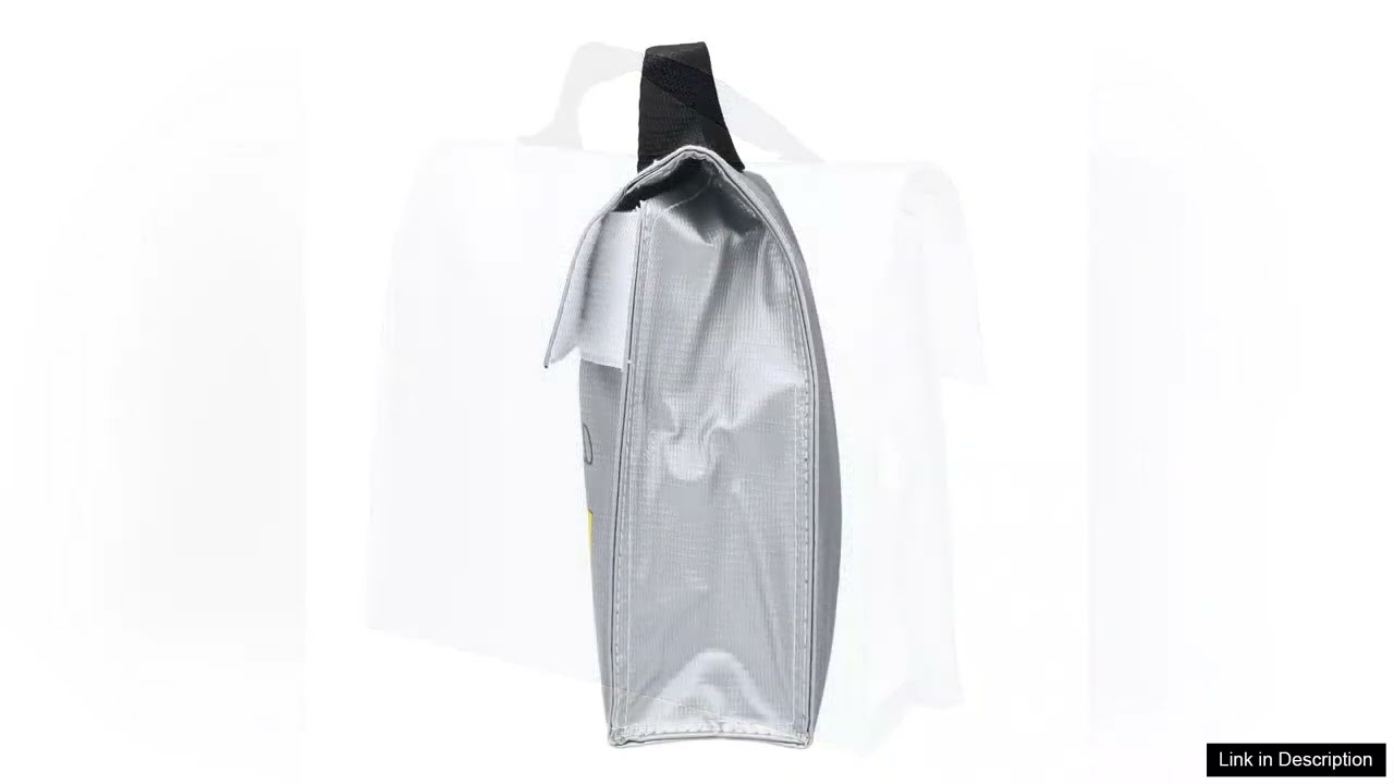 240X64X180mm Lipo Battery Portable Fireproof Explosion Proof Safety Bag Review