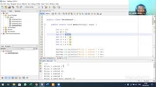 Pertemuan 8 Algoritma dan Pemrograman Java - Operator