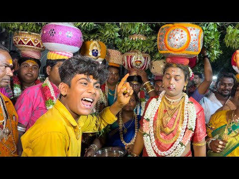 Nikhil Swamy Balkampet Yellamma Devi Sigam  Balkampet Yellamma Bonalu 2023  Hyderabad Bonalu 2023