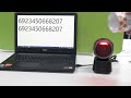 1000A Barcode QR Code Scanner