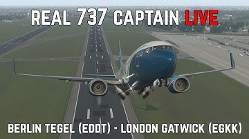 Airline Captain LIVE | ZIBO MOD 737 | Sunset Flight to Gatwick | X-Plane 11