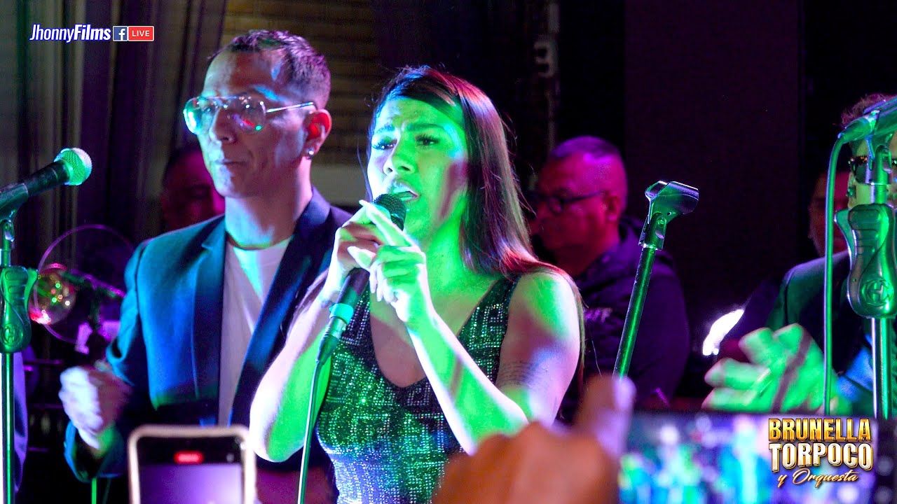 COSTUMBRES...BRUNELLA TORPOCO Y ORQUESTA en 4K- FELIZ CUMPLEAÑOS MONIN 2023