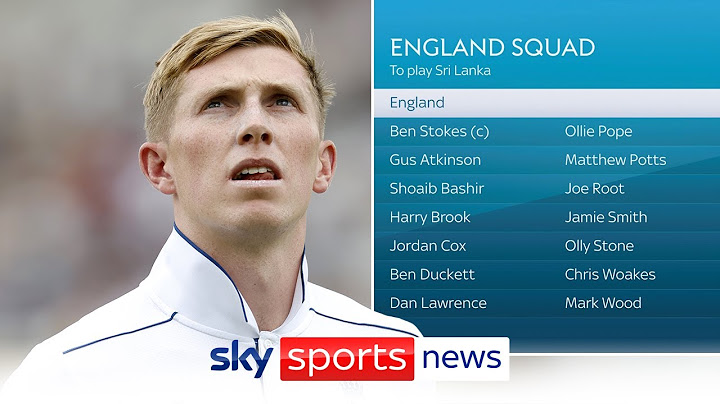 Crawley out injured as England name squad for three match Test series against Sri Lanka