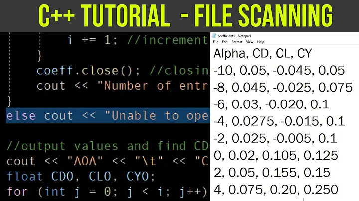 C++ Quick Tutorial: How To Store Data from a File into Arrays