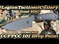CCFFCC FF101 Drop Point in AUS10 Steel