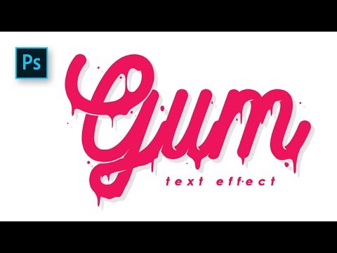 How to Create a Lettering with Melt Text Effect in Photoshop - Photoshop Tutorials