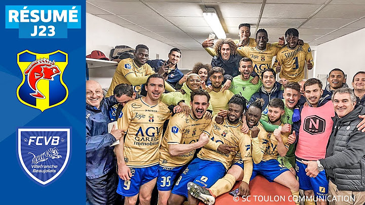 J23 | SC Toulon - FC Villefranche-Beaujolais (3-0), le résumé | National 2019-2020