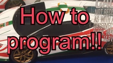 How to program a Carrera Digital Pace Car