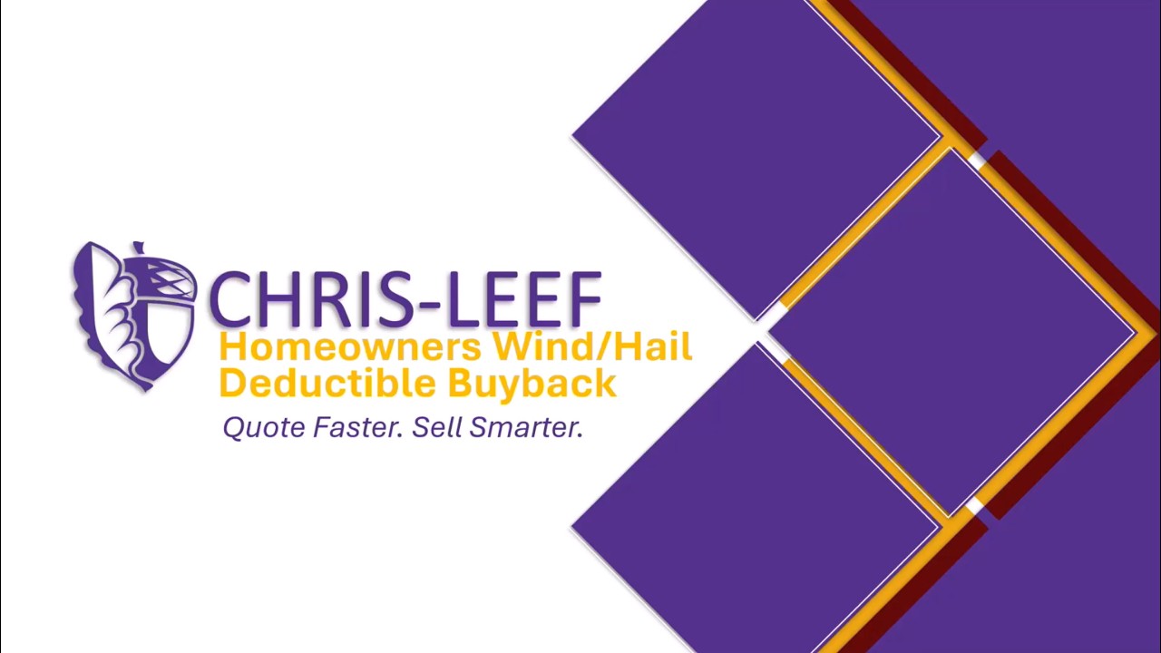Chris Letef Chris-Leef Homeowners Wind Hail Deductible Buyback Webinar - YouTube