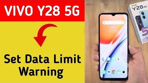 how to set data limit warning,Vivo Y28 5G me data limit kaise set karen